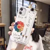 iPhone 6S 7 8 X XR XS 11 PRO MAX SCRUBソフトケースドロップ保護ケース用リストストラップ電話ケース