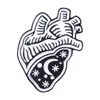 Spille smaltate a cuore Spilla per anatomia medica Spille per neurologia cardiaca per dottori e infermiere Borse con spille Regali per badge