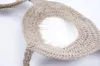 Mão crochet frisado trança biquíni nadar terno brasileiro micro biquíni banhos banhos praia praia natural shell swimwear duas peças mulheres