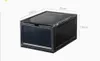 10pcs lot PP Transparent Plastic Storage Shoe Boxes Storage Dust-proof Drawer Storage Box Cabinet Can be folded and removable CZG 2261