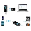 Wireless Car Kit Jack Bluetooth Receptor Adapter 3.5mm AUX Saída MP3 Player Suporte SD Card Handsfree para iphone Android MP3