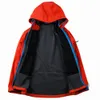 the DESCENTE Softshell Face Coat Men Outdoors Sports Coats Men Ski Hiking Windproof Winter Outwear Soft Shell Jacket