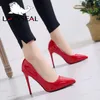 Women Pumps High Heels Shoes Woman Stiletto Pointed Toe Female Sexy Party-Shoes Office Lady Wedding Party Plus Size