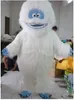 2020 Fabryka Nowy Styl White Snow Monster Maskotki Kostium Dorosłych Obrzydliwy Snowman Monster Mascotte Outfit Suit Fancy Dress