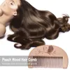 Drewniana grzebień do włosów Naturalna szczotka do włosów Peach Wood Hair Brush Brody Kieszonkowe Pędzle Szczotki Styling Tool