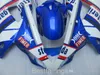 Kit de carénage ZXMOTOR offre spéciale pour YAMAHA R1 2000 2001 carénages bleu blanc YZF R1 00 01 No.24