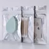 Bolsas de plástico con cierre de cremallera de papel de aluminio Paquetes de cremallera Mylar transparentes que se pueden volver a sellar Bolsa para accesorios electrónicos Caja del teléfono móvil Cable Batería Cualquier cosa Embalaje al por menor