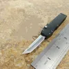 Mict halotf mini black Dorp D2 tanto blade single action fixed blade folding Pocket Knife Survival autotf Knives Xmas gift Adul2957