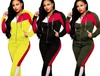 패션 여성 Tracksuits 스포츠웨어 트랙 슈트 후드 탑 바지 2 조각 여자 세트 복장 womens 숙 녀 스웨트 수트 옷 플러스 크기