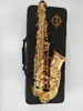 Musique en laiton de saxophone Alto de haute qualité EbTune saxophone Alto Or qualité professionnelle jouant de la musique avec étui