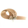 VMAE Human Unprocessed Virgin Remy Hair Extensions Straight European One Donor Cuticle Aligned Micro Loop Nano Ring