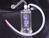 10mm weibliche Mini-LED-Glas-Dab-Öl-Rig-Wasserpfeifen 5-Zoll-tragbare Öl-Wasserpfeifen Inline-Stereo-Perc-Recycler-Glas-Wasserbongs