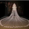 Nigerian Lace Veil Bridal Accessories 2020 Applique Edge Tulle White Ivory 3 Meters Veils For Wedding Events voiles de mariage