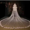 Nigerian Lace Veil Bridal Accessories 2020 Applique Edge Tulle White Ivory 3 Meters Veils For Wedding Events voiles de mariage