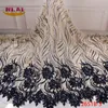 2019 Wysokiej jakości afrykańskie cekiny koronkowe tkaninę francuską haft netto tiulowy tiulowy materiał do nigeryjskiej sukienki weselnej XY2651B29257479