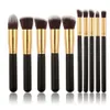 10pcs Cosmetic Makeup Brushes Set For Foundation Powder Eyeshadow Eyeliner Lip Highlighter Cosmetic Brush Tools RRA1932