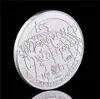 5 sztuk Souvenir Coin South US Chrześcijaństwo Lucky Rio Landmark Cross Jezus posrebrzany pamiątkowy zestaw kolekcji monety