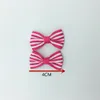 Mini Pringting Ribbon Bow Pet Bowknot SOLO SENZA CLIP Decorazioni per matrimoni fai da te Accessori per capelli all'ingrosso 10 colori