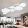 Luz de techo LED, lámpara de Panel moderna, iluminación, accesorio de araña, dormitorio, cocina, montaje en superficie, Control remoto empotrado