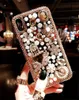 Glitter Rhinestone Diamante Pérola claro capa para iPhone 11 Pro XR XS MAX X 8 7 6 Samsung S10 Além disso S10E Nota 9 10 10 + A10 A20 A30 A50 A70 A80