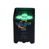 Kontrola telefonu 4x18W RGBW UV 6IN1 Zasilany bateryjnie Bezprzewodowy DMX LED Light