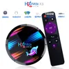 H96 MAX X3 Android 9.0 TV, pudełko Amlogic S905X3 4GB 32GB lub 128GB 4G64G 2.4GHz 5GHz podwójny Wifi Bluetooth 8K STB inteligentny odtwarzacz multimedialny