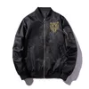 Nya Bomber MNS Jackor Broderi GoldenWhite Tiger 2019 Jacka Mens MA1 Pilot Bomber Jacka Man Broderade Tunna Coats Y191107