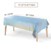 Plastic Tablecloths for Rectangle Tables Party Table Cloths Disposable Gold Dot Confetti Rectangular Table Covers for Party 54" x 108"