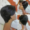 bob cut glueless human hair wigs