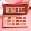 Pearlescent 18 color eyeshadow palettes desert rose eye shadow disc marble makeup plate