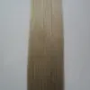 Tape In Human Hair Extensions 40pcs Double Sided Tape Hair 100g Straight Remy On Adhesive Invisible PU Weft Extension 14 Colors Choose