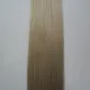 Tape In Human Hair Extensions 40pcs Double Sided Tape Hair 100g Straight Remy On Adhesive Invisible PU Weft Extension 14 Colors Choose