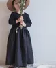 Milancel 2020 Sonbahar Kız Elbise Çocuk Bir Çizgi Elbise Japonya Tarzı Kız Giysileri Patchwork Uzun Için Uzun