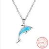 Nyaste heta försäljning China Factory säljer direkt Bästa julhelgens modelegering Neckla för kvinna Dolphin -halsband