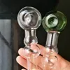 Gourd smoke pot bong in vetro accessori ﾠ, pipe in vetro colorato mini multi-colori Hand Pipes Best Spoon pipe in vetro