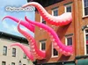 Customized Amazing Large Inflatable Octopus Claw Pink Devilfish Tentacle Blow Up Octopus Leg For Building Roof And Aquarium Decoration