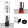 Stainless Steel Pepper Mill Grinder Manual Salt Portable Kitchen Mill Muller Home Kitchen Tool Spice Sauce Pepper Mill Grinder FFA2808