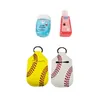 30ml Hand Sanitizer Houder Sleutelhanger Feest Gunst Mini Fles Cover Vierkant 195 Kleuren