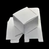 6x6x5cm Smycken Paperboard Förpackningslådor Kraft Papper Face Cream Bottle Box 100pcs / Lot Foldbar Catton Craft Paper Packing Box