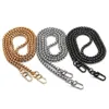 120cm Metal Purse Bag Strap Parts With Buckles Replacement Handbag Chain