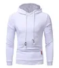 Fashion-Hoodies Men 2018 Brand Male Long Sleeve Solid Color Hooded Sweatshirt Mens Hoodie Tracksuit Sweat Coat Casual Sportswear