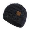 Brief Gedruckt Beanie 6 Farben Imitiert Nerz Beanie Frauen Winter Warme Kappen Gestrickte Hüte DC982