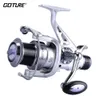 Goture Shark-Carp Fishing Reels Metal Spool 5000/6000 10 + 1bb 5.2: 1 Max Drag 8kg Double Brack Carp Fiskefoder Spinnhjul