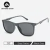 Sunglasses Beyondstar TR90 MENS 편광 브랜드 디자이너 Ultra-Light Frame Square 패션 안경 여성용 진한 파란색 TR9149277G