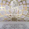 Tall Clear Wedding Centerpiece Crystal Walkway Pillar Pedestal Columns Flower Stand Acrylic Wedding Stage Senyu0169