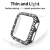 Diamond Watch Cover Luxury Bling Crystal PC Cover för Apple Watch Case för IWatch Series 4 3 2 1 Fall 42mm 38mm Band3605696