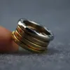 Elasticity Wide Ring Women Men Charms Three Color Ring Fine Wedding Party Jewelry1435469