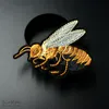 Honeybee (Size:7.0X7.3cm) DIY Badge Embroidery Patch Applique Clothes Ironing Clothing Sewing Supplies Decorative Badges