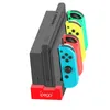 4 Joy Cons Controller için Gösterge ile Nintendo Switch Joycon için Şarj Dock Taban İstasyonu 72233741815669