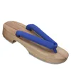 Heta kvinnor män tofflor mode japanska geta sommar flip flops paulownia trä skor manliga kvinnliga sandaler hem strandskor1